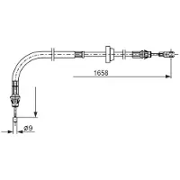 Bosch Seilzug, Feststellbremse 1 987 482 879