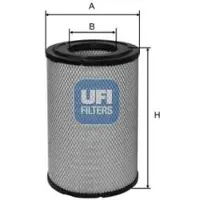 Ufi Luftfilter 2728400 310mm für RENAULT