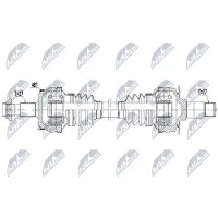 NTY NPW-ME-138 Antriebswelle Hinten Links Hinten Rechts Hinten passend für MERCEDES-BENZ C-Klasse Limousine (W204) C-Klasse T-modell (S204)