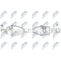 NTY NPW-VV-109 Antriebswelle Vorne Links für VOLVO V40 Schrägheck (525, 526)