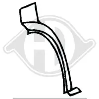 Diederichs Kotflügel [Hersteller-Nr. 9222132] für Ford