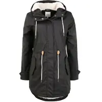 Oxmo OXJolina Damen Regenmantel Regenjacke Übergangsjacke mit Kapuze