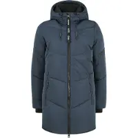 Oxmo OXJunchen Damen Winterjacke Damenjacke Jacke mit Kapuze Eingrifftaschen Reißverschluss Regular fit