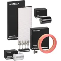 RIDEX Inspektionspaket Filterset für AUDI 80 Limousine (8C2, B4) 80 Avant (8C5, B4)