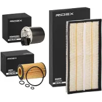 RIDEX Filterset Inspektionspaket Filtersatz passend für MERCEDES-BENZ VIANO (W639) VITO Bus (W639) VITO / MIXTO Kasten (W639) VITO Tourer (W447)