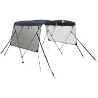 vidaXL 3-Bow Bimini-Top mit Mesh-Seitenteilen 183x(170-182)x137 cm