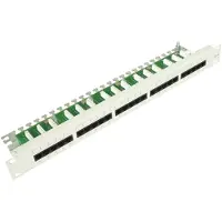 Cobinet 120553 Telefonieverteilerfeld Kat.3 25xRJ45 19z 1HE o.V-Kanal RAL7035