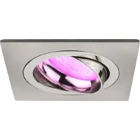 LEDVION LED Einbaustrahler Edelstahl RGB dimmbar Wifi