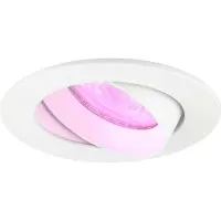 LEDVION LED Einbaustrahler Rund Weiss RGB dimmbar smart