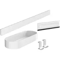 Hansgrohe Duschset WallStoris mattweiss, 27967700