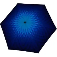 Doppler Regenschirm Carbonsteel Mini Slim Fusion Blue