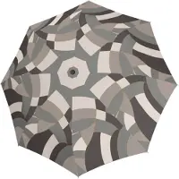Doppler Regenschirm Carbonsteel Long AC Chic Grey