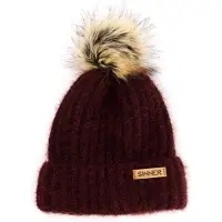 Sinner Mütze Mossy Beanie (Sustainable) Unisex Burgundy
