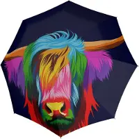 Doppler Regenschirm Modern.Art Long Automatic Cattle