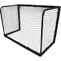 Powershot Fußballtor - STADIUM Black Edition - 3.7m x 2m - mit Klippsystem - Fußball inkl.
