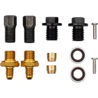 Jagwire Pro Quick-Fit Adapter Shimano Schwarz/Gold - Hydraulik-Anschlussset