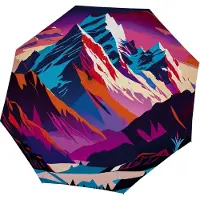 Doppler Regenschirm Modern.Art Long Automatic Mountain