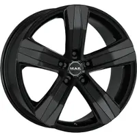 Mak 17 Zoll Alufelge stone 5 17"x7" 5x112 PCD ET55 66.6mm Felge Schwarz