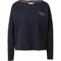 Tommy Hilfiger für Damen. UW0UW04153 Langarm-T-Shirt Original navy (M), Heimtextilien, Baumwolle, Marine