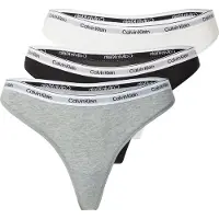 Calvin Klein Underwear Tanga "3 PACK THONG (LOW-RISE)" 3 Stk. String low waist mit Logobund