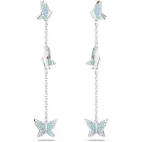 Swarovski Lilia Drop Ohrhänger Schmetterling Blau