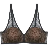 Triumph Bügelloser BH "Signature Sheer P EX" Monogramm-Tüll und zarte Spitzendetails am Rücken