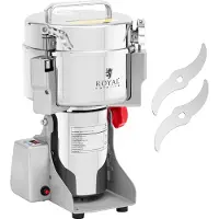Royal Catering Gewürzmühle elektrisch - 2000 g - 21 x 9.5 cm - 3400 W - digital - RCMZ-2000D