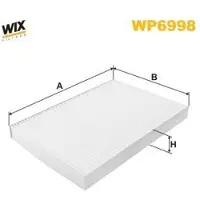 WIX FILTERS Filter, Innenraumluft WP6998