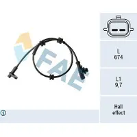 FAE Sensor, Raddrehzahl 78454