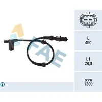 FAE ABS Sensor Raddrehzahl Vorne für OPEL Corsa C Schrägheck (X01) 78077