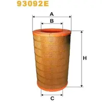 WIX FILTERS Luftfilter 93092E