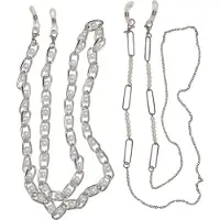 Urban Classics Schmuckset "Urban Classics Unisex Multifunctional Chain With Pearls 2-Pack", (1 tlg.)
