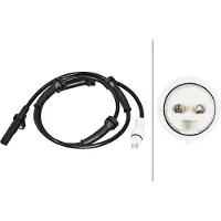 Hella ABS Sensor Raddrehzahl Hinten für OPEL Vivaro A Kastenwagen (X83) 6PU 358 217-031