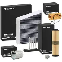 RIDEX Inspektionspaket Filterset passend für MERCEDES-BENZ E-Klasse Limousine (W211) E-Klasse T-modell (S211)