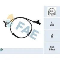 FAE ABS Sensor Raddrehzahl Hinten Links für NISSAN MICRA III (K12) 78328