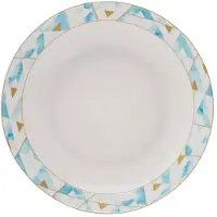 Hermia Concept , Aqua- KRC1159, Weiß, Essservices, 100% Porzellan