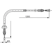 Bosch Seilzug, Feststellbremse 1 987 482 878