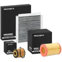 RIDEX Filterset Inspektionspaket Filtersatz für VW GOLF VI (5K1) passend für MERCEDES-BENZ C-Klasse Limousine (W204) für FIAT 500 (312) für SMART