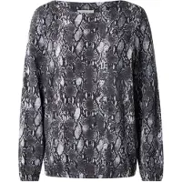 s.Oliver T-shirts Grey/black Größe: 42 | Longsleeves Outlet | Damen | Grau