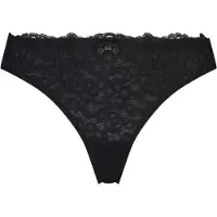 Hunkemoller String Marine Schwarz