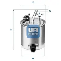 Ufi Kraftstofffilter 55.582.00
