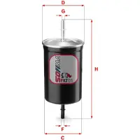 Sofima Kraftstofffilter S 1747 B für VOLVO V70 II (285) Filtereinsatz