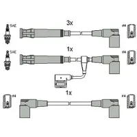ASTEMO Zündleitungssatz Hueco 134805