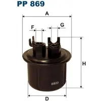 FILTRON Kraftstofffilter PP 869
