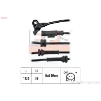 EPS ABS Sensor Raddrehzahl Vorne Links für FIAT PUNTO (188) 1.960.199