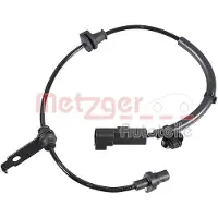 METZGER ABS Sensor Raddrehzahl Hinten Links Hinten Rechts für FORD Mondeo V Kombi (CF) 09001522