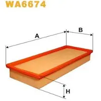 WIX FILTERS Luftfilter WA6674