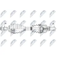 NTY NPW-CT-077 Antriebswelle Vorne Links passend für PEUGEOT 308 SW I (4E, 4H) 5008 (0U, 0E) 3008 (0U) 308 I Schrägheck (4A, 4C) für CITROËN C4 II