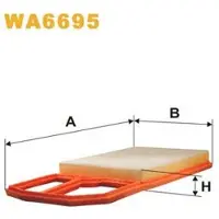 WIX FILTERS Luftfilter WA6695
