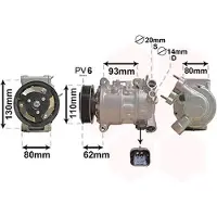 VAN WEZEL Kompressor, Klimaanlage 0901K707